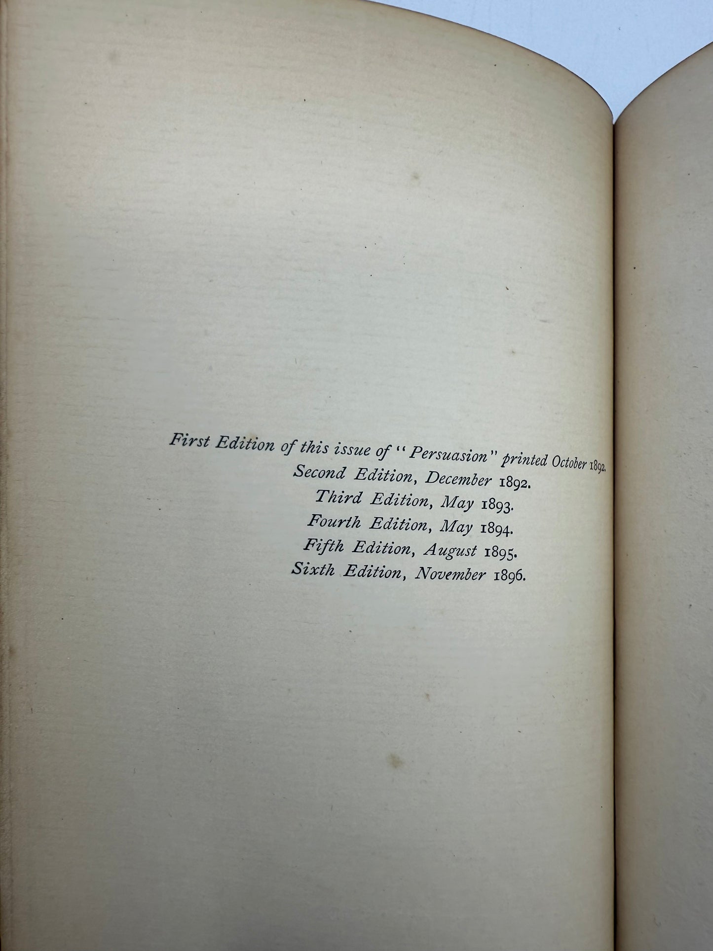 Jane Austen's Persuasion & Northanger Abbey, Antique Edition