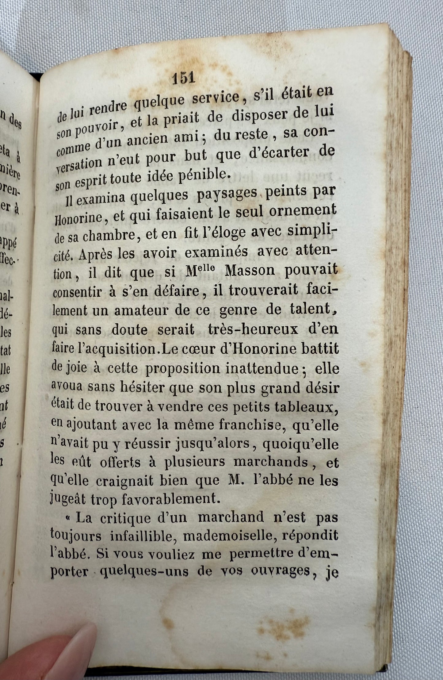 Honorine, French Cartonnage Book, 1842