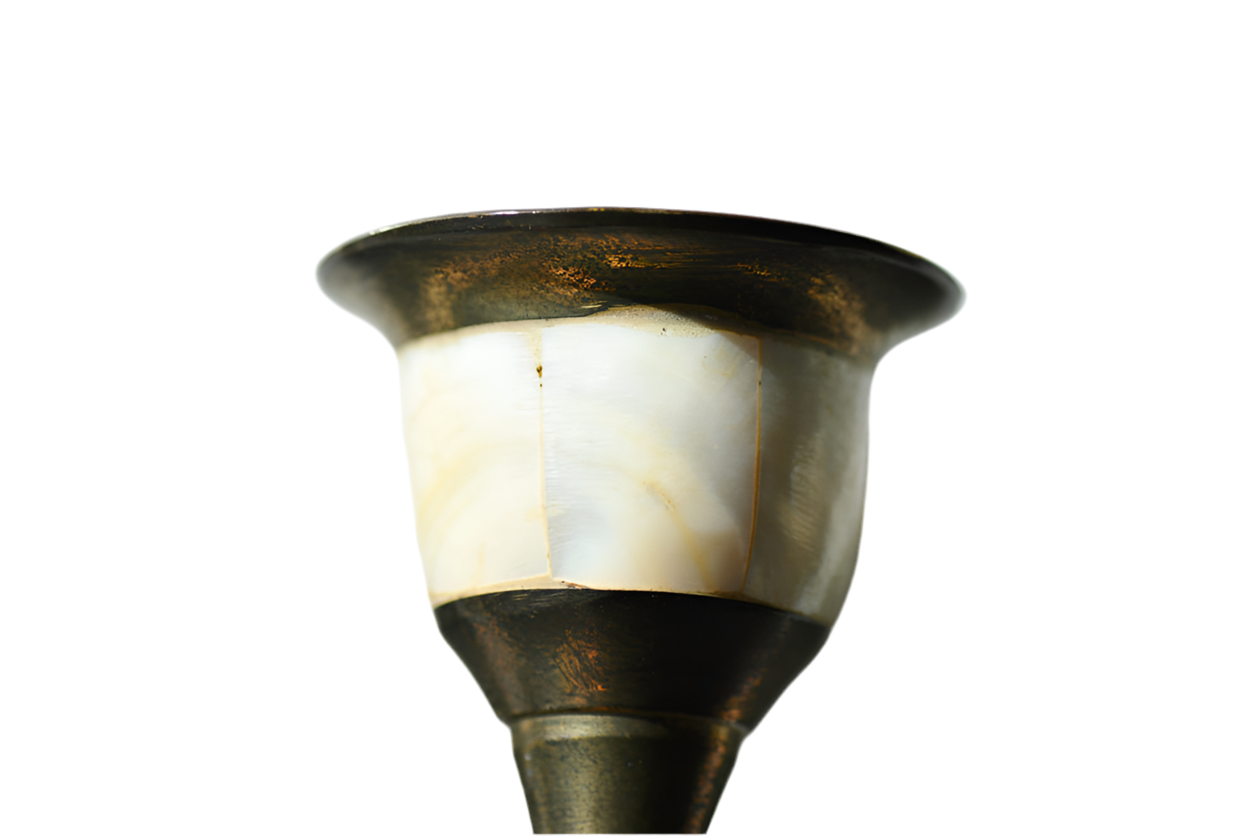 Antique Candelabra with Mother of Pearl
