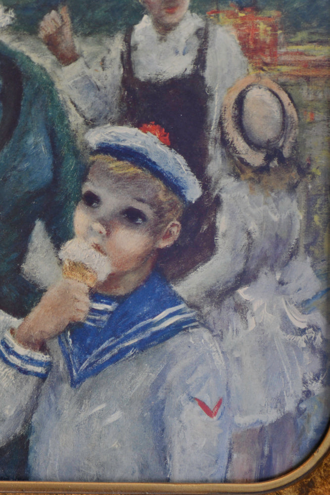 Vintage Huldah Print, The Ice Cream Vendor, 16"