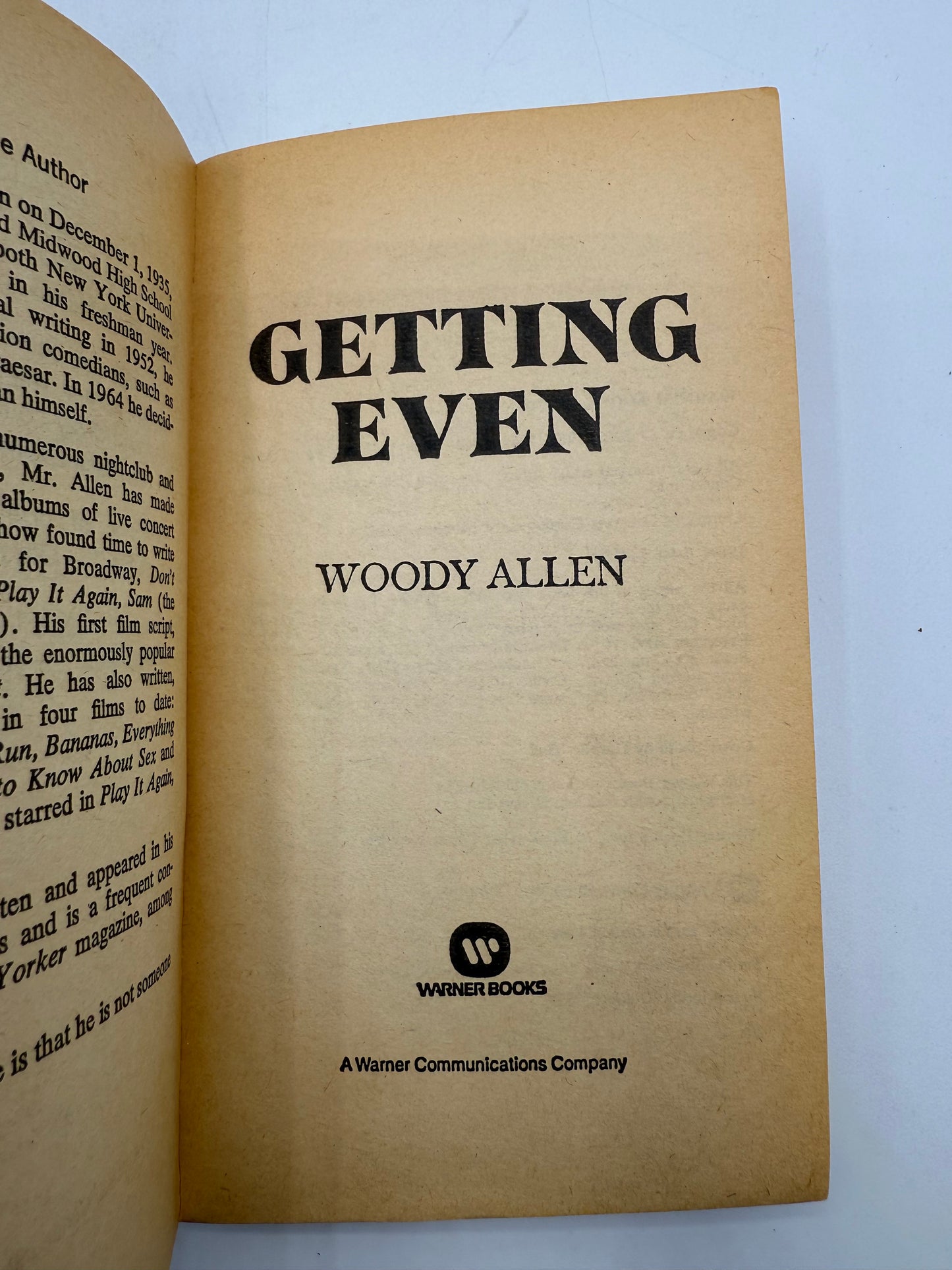 Getting Even by Woody Allen, 1971