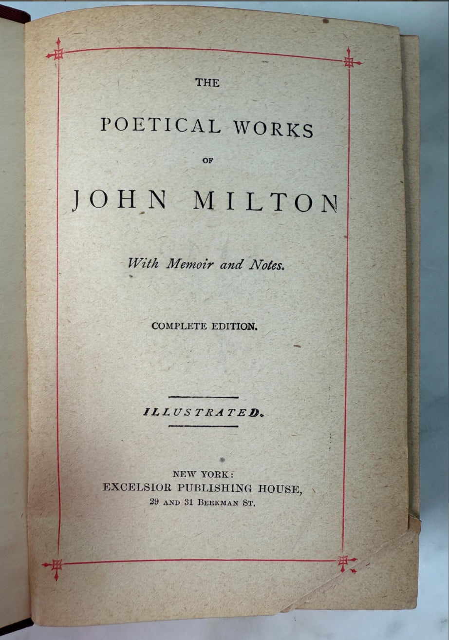 John Milton's Poetical Works, Paradise Lost