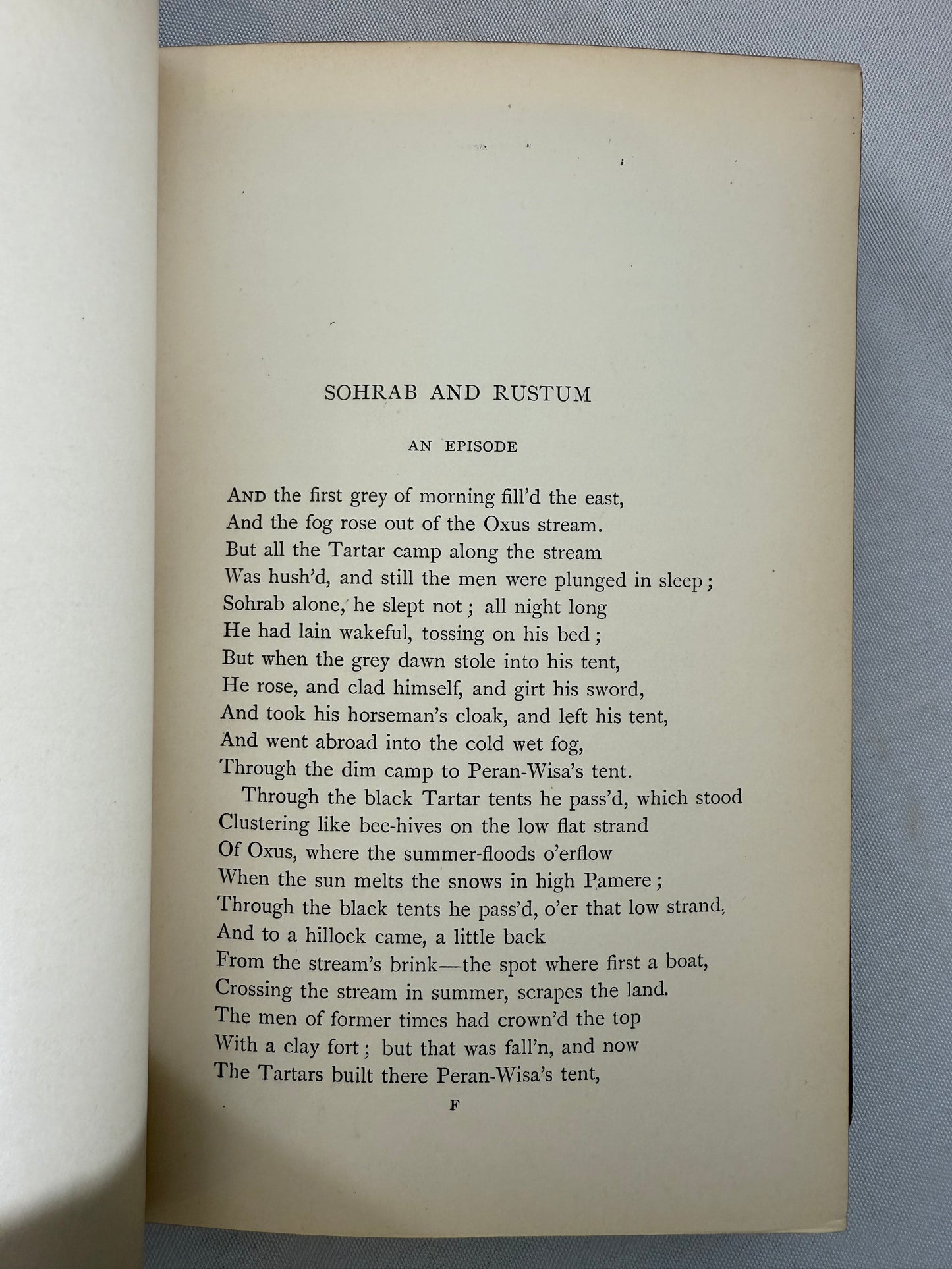 Poetical Works of Matthew Arnold, Decorative Leather, 1896
