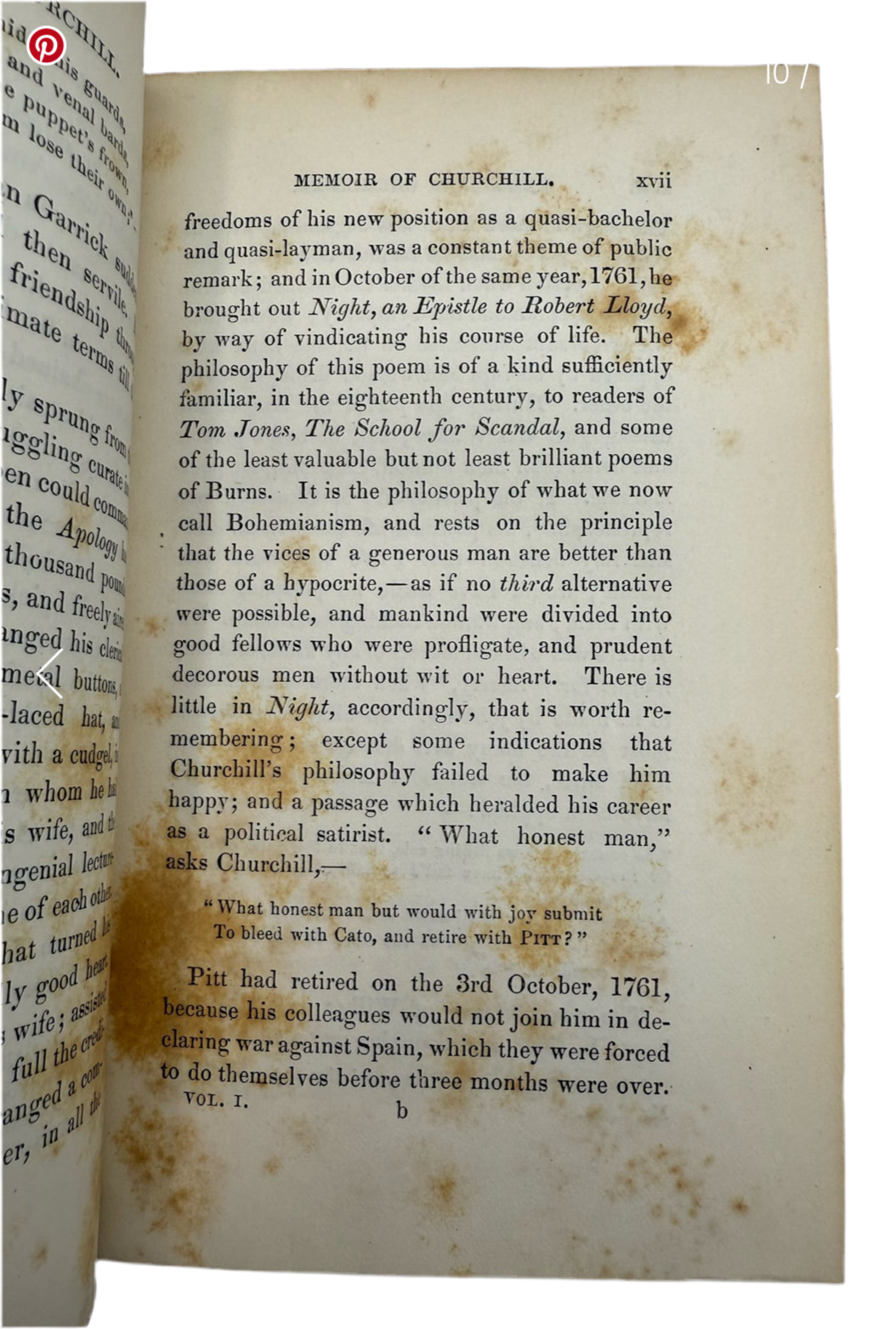 British Poets, Charles Churchill, Vol 1