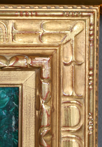 Floral Framed Oil Painting, 17.75", France
