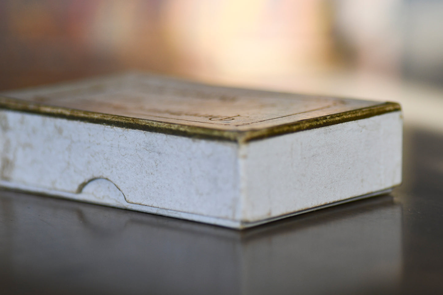 Vintage White French Stationery or Photograph Box