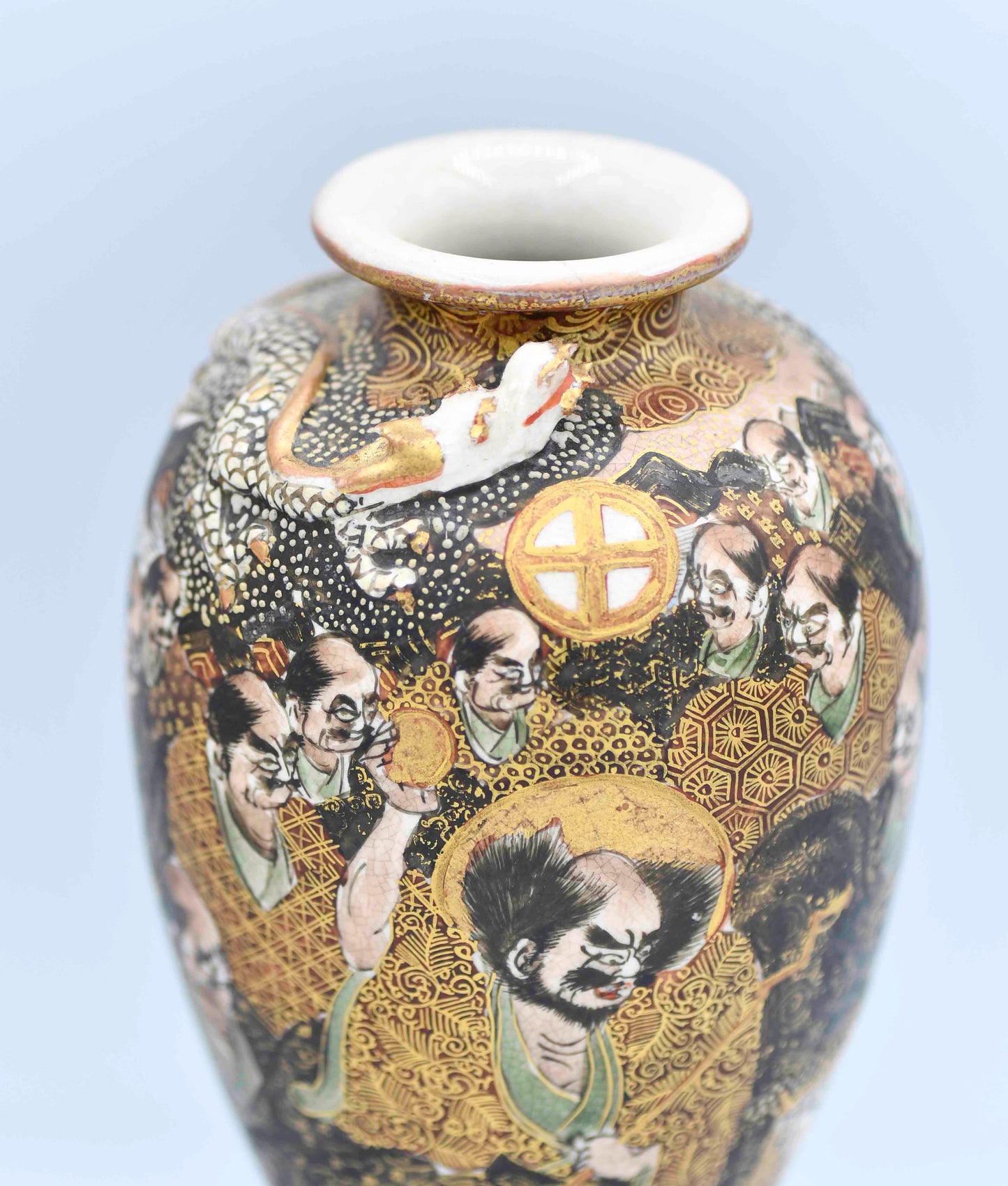 Satsuma Vase, 6", Japan
