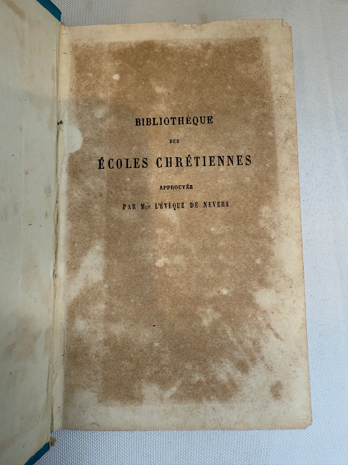 Lessons for Children, French Cartonnage Book