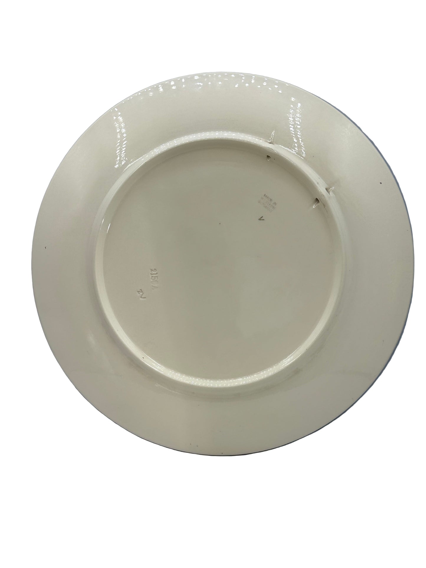 CICO German Majolica Landscape Vintage Plate, 13”