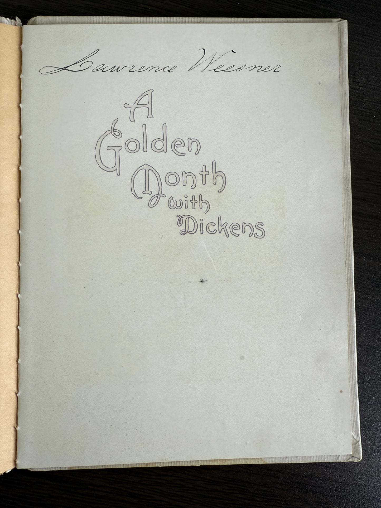 A Golden Month with Dickens, 1911