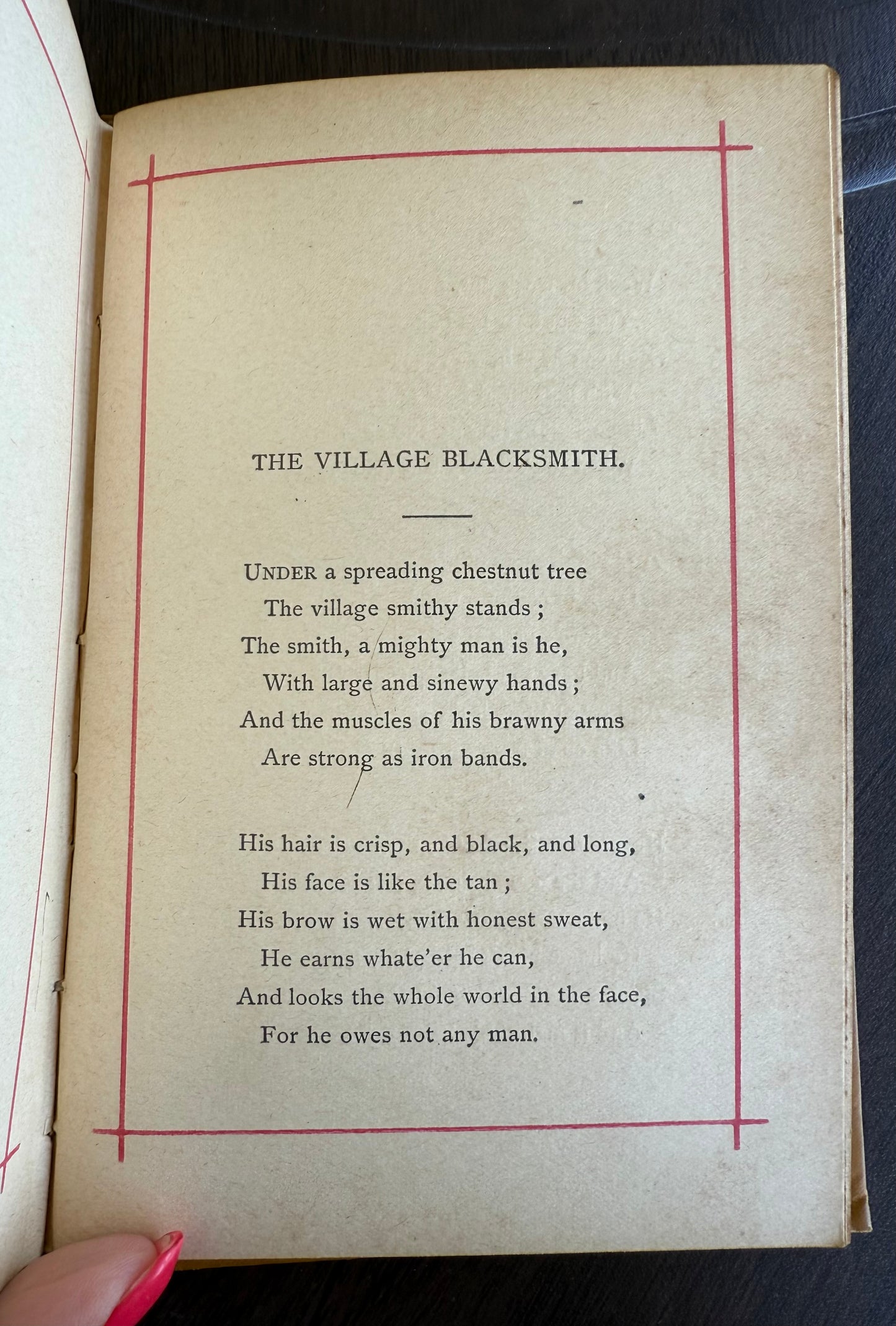 Henry W Longfellow Ballads, Victorian Binding
