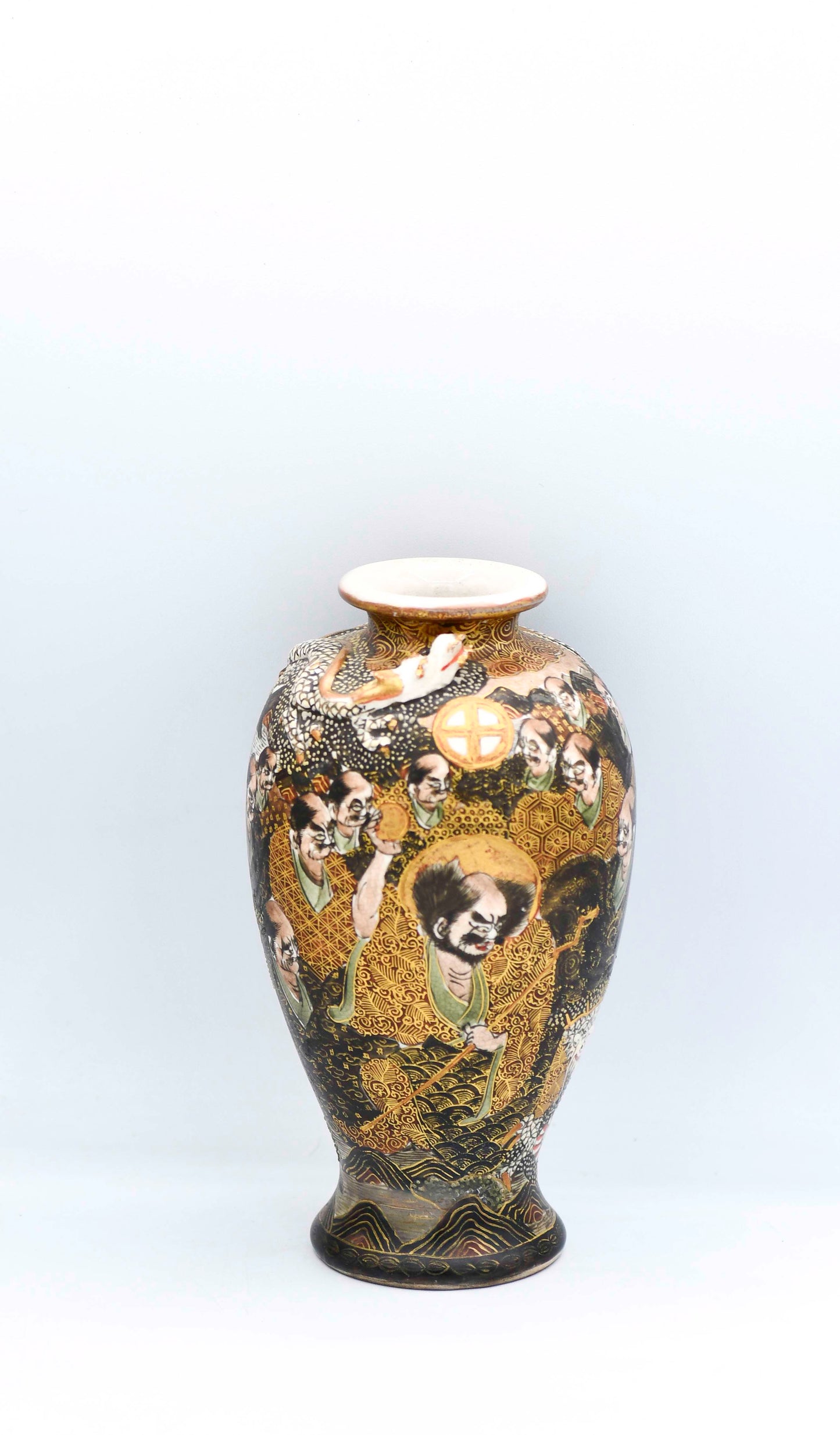 Satsuma Vase, 6", Japan