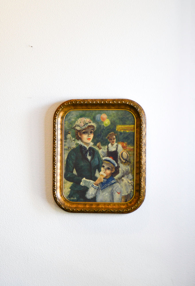 Vintage Huldah Print, The Ice Cream Vendor, 16"