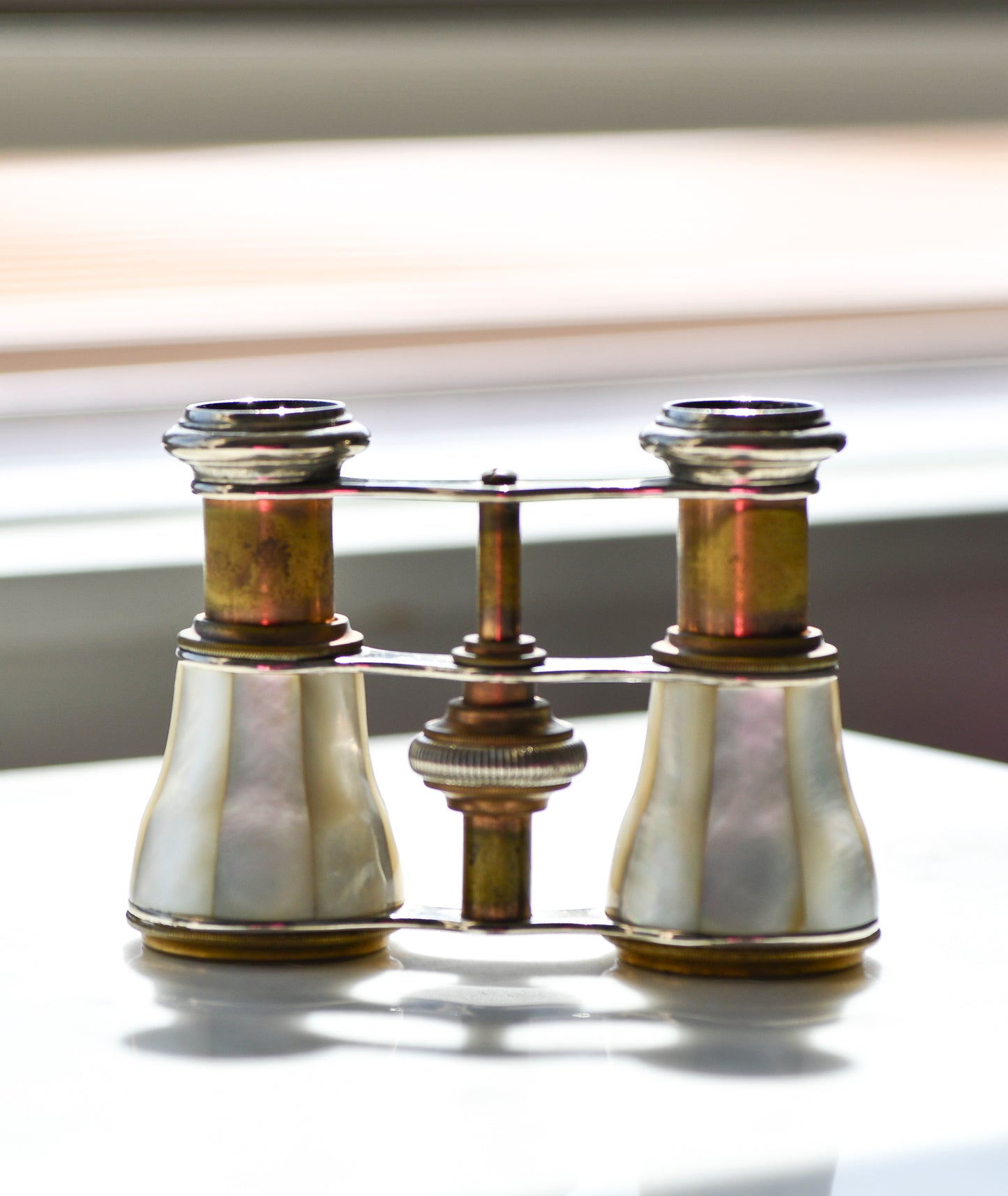Opera Binoculars with Case, Mother of Pearl, Jumelles Opéra