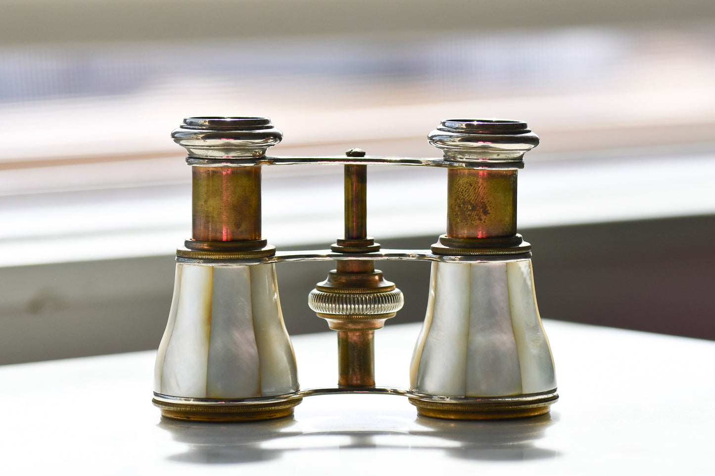 Opera Binoculars with Case, Mother of Pearl, Jumelles Opéra
