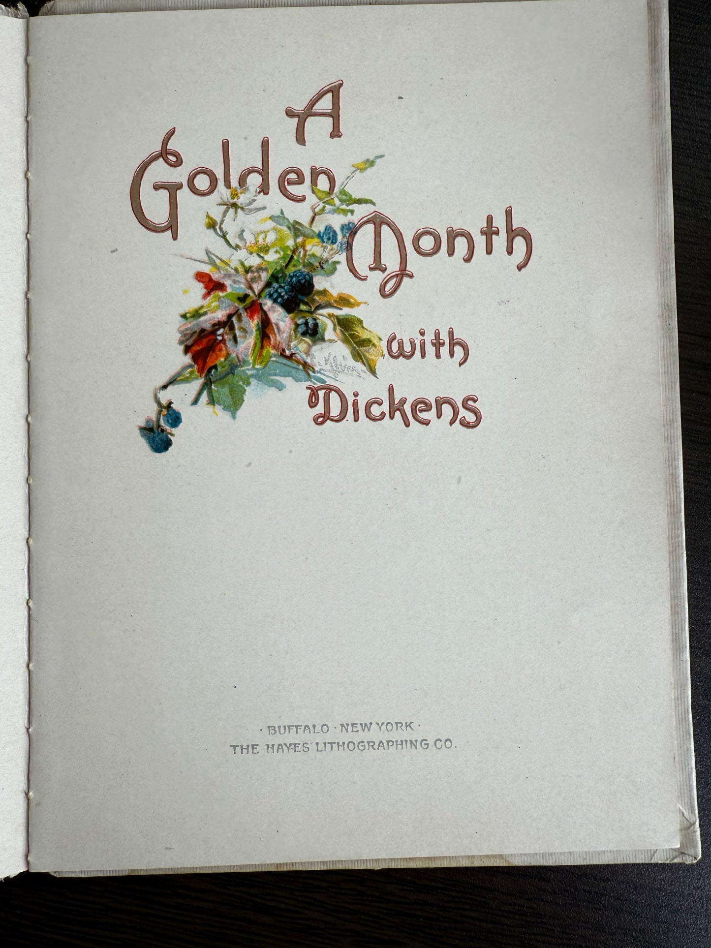 A Golden Month with Dickens, 1911