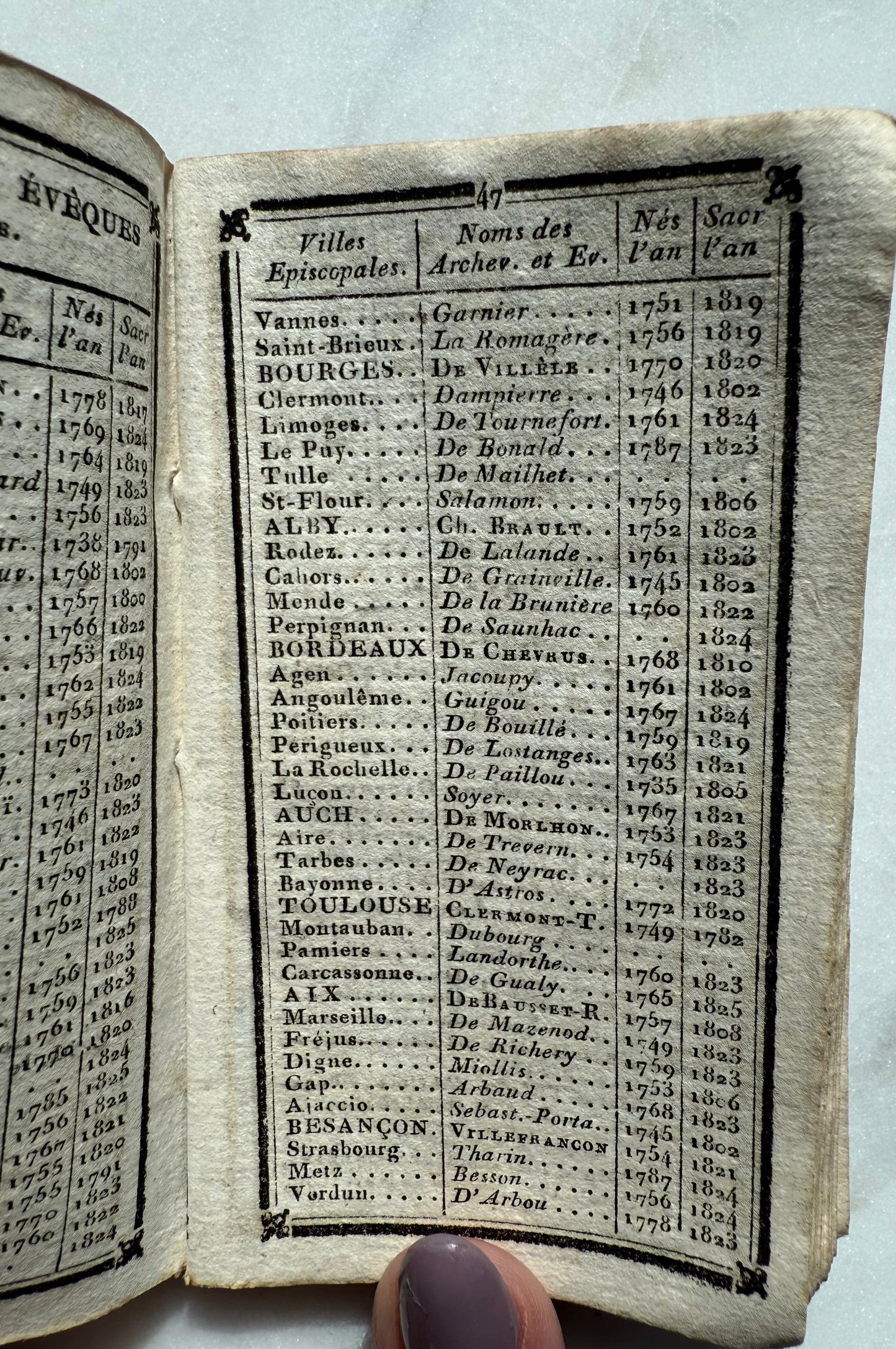 Small French Almanac, Cadeau des Muses, 1827