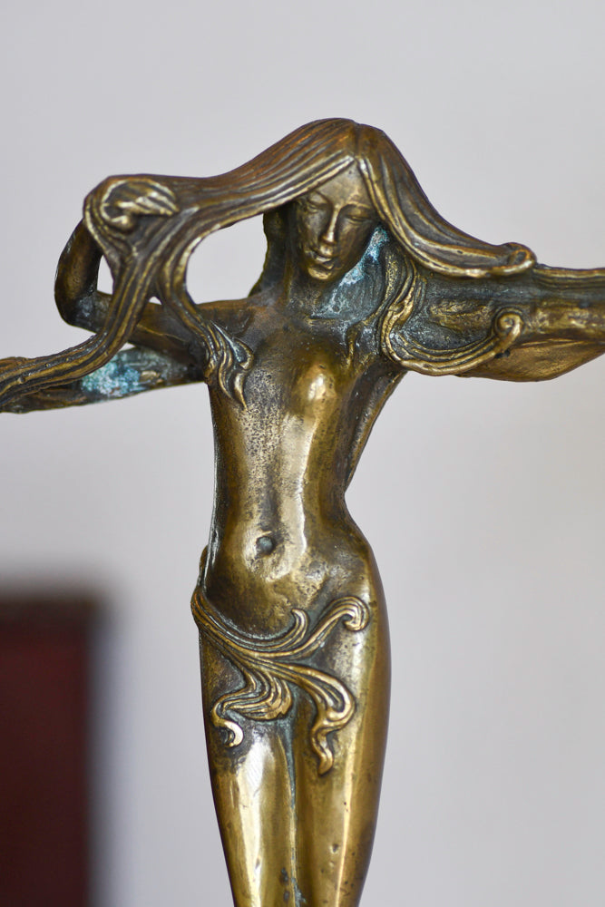 Art Nouveau Style Vintage Candleabra
