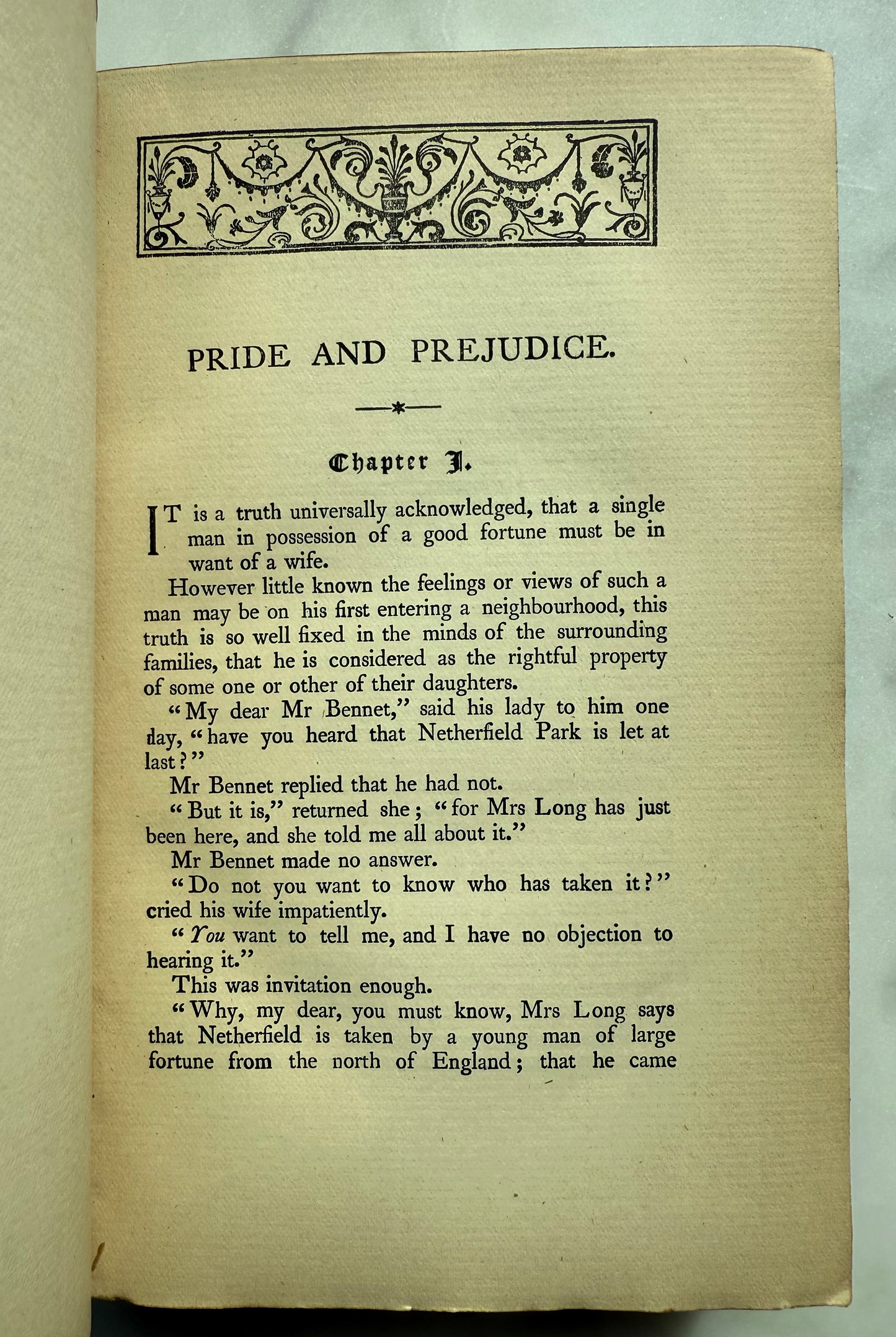 Antique Pride and Prejudice by Jane Austen