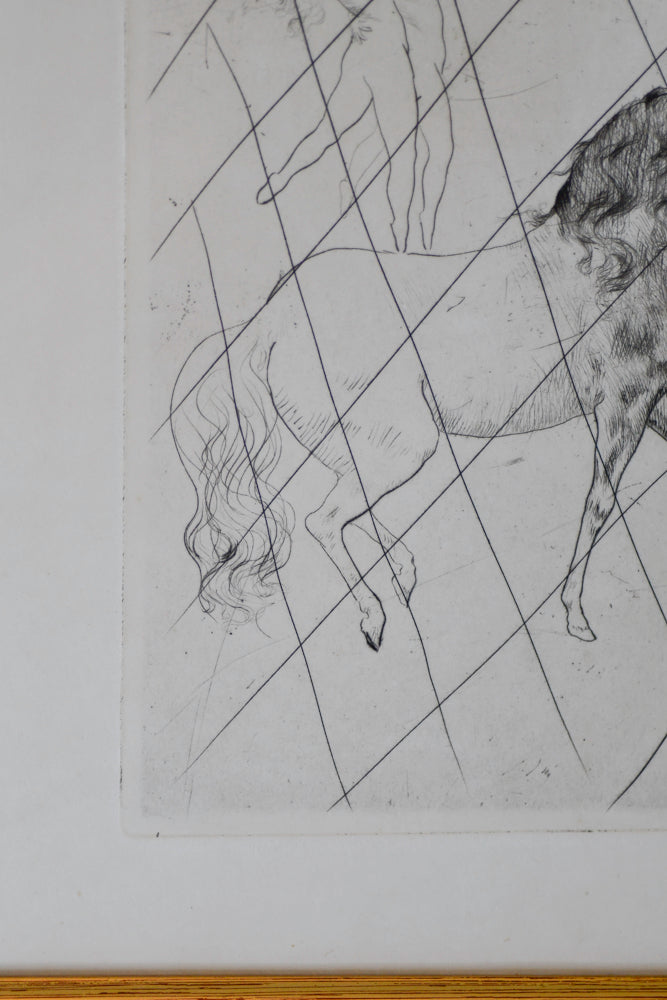 Pablo Picasso At the Circus, Restrike Etching, 1913