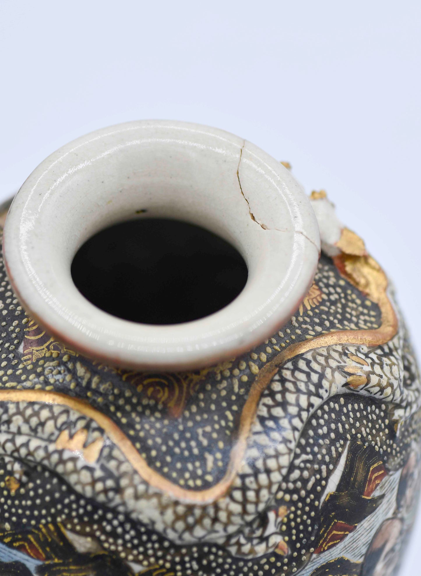 Satsuma Vase, 6", Japan