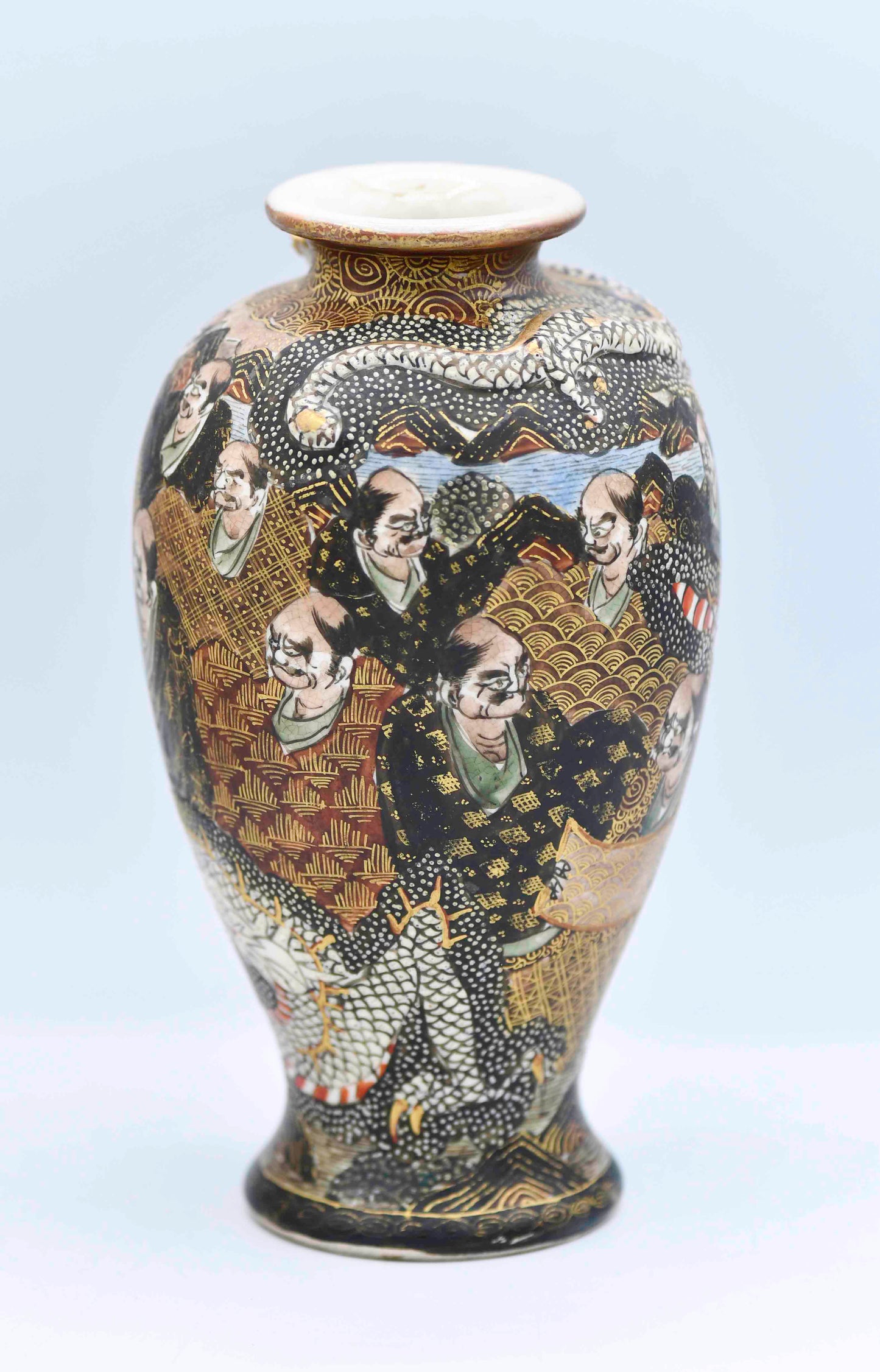 Satsuma Vase, 6", Japan