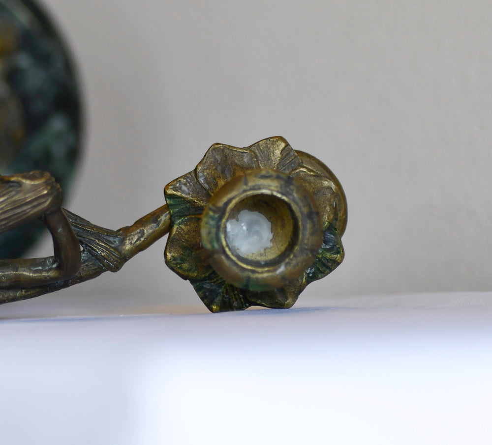 Art Nouveau Style Vintage Candleabra