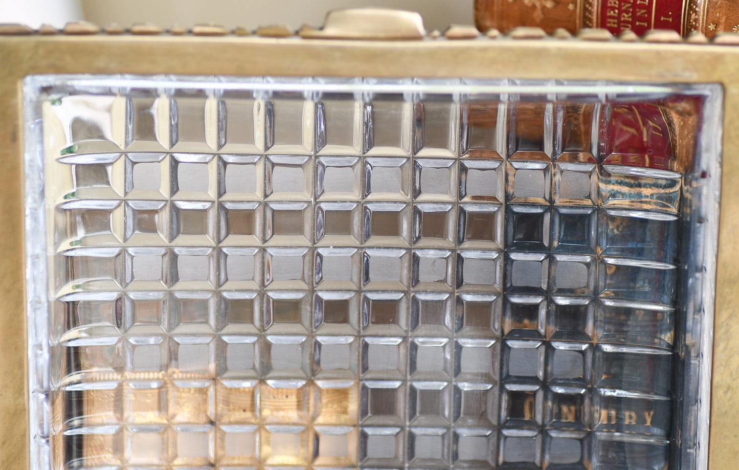 Large European Crystal Dresser Box