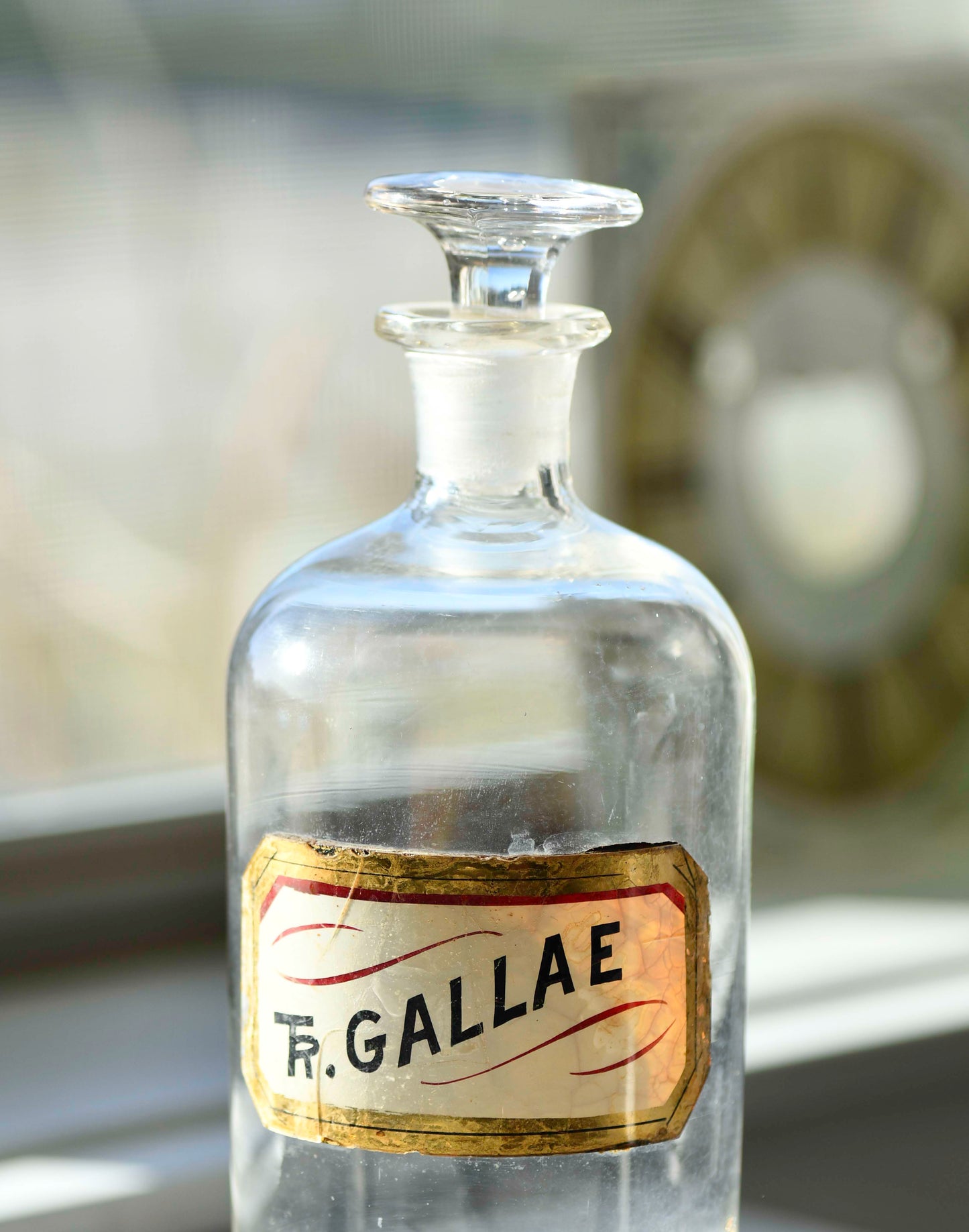 Vintage Apothecary Pharmacy Jar, 10"