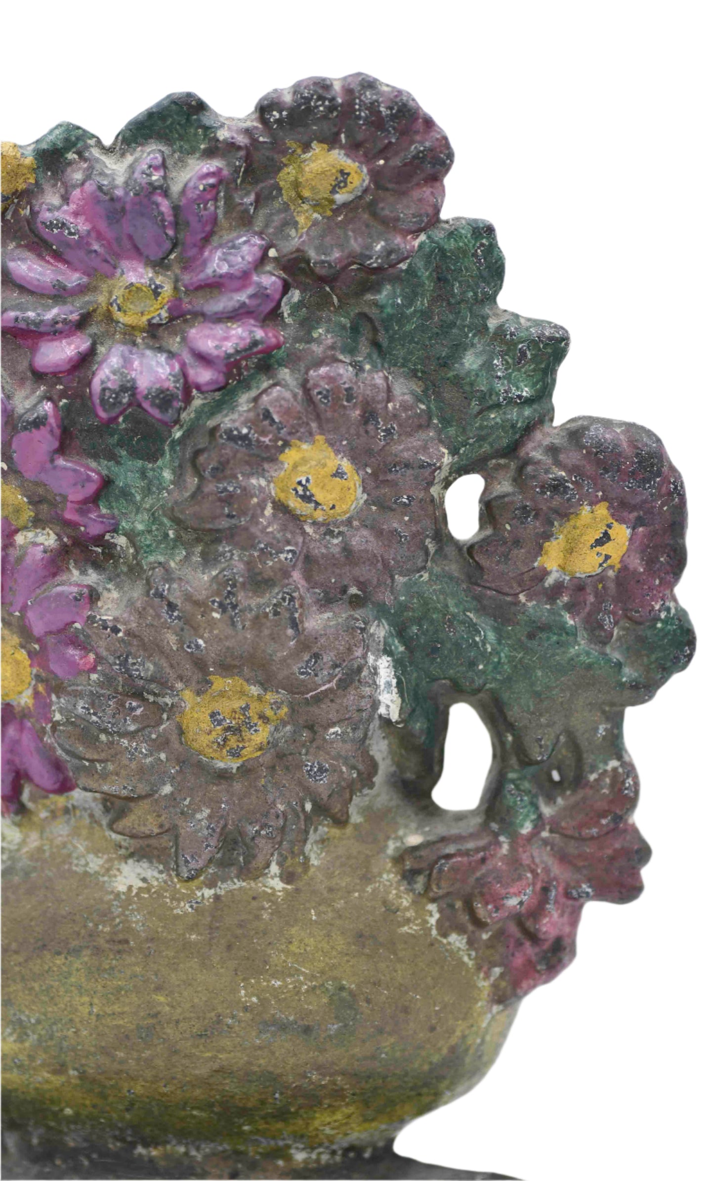 Hubley Style Flower Basket Doorstop