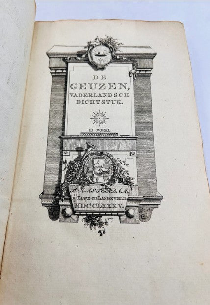The Geuzen- Patriotic, 1785, Dutch language