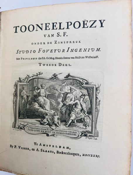 Posthumous Poetry Works by S.F, 1764, Dutch language