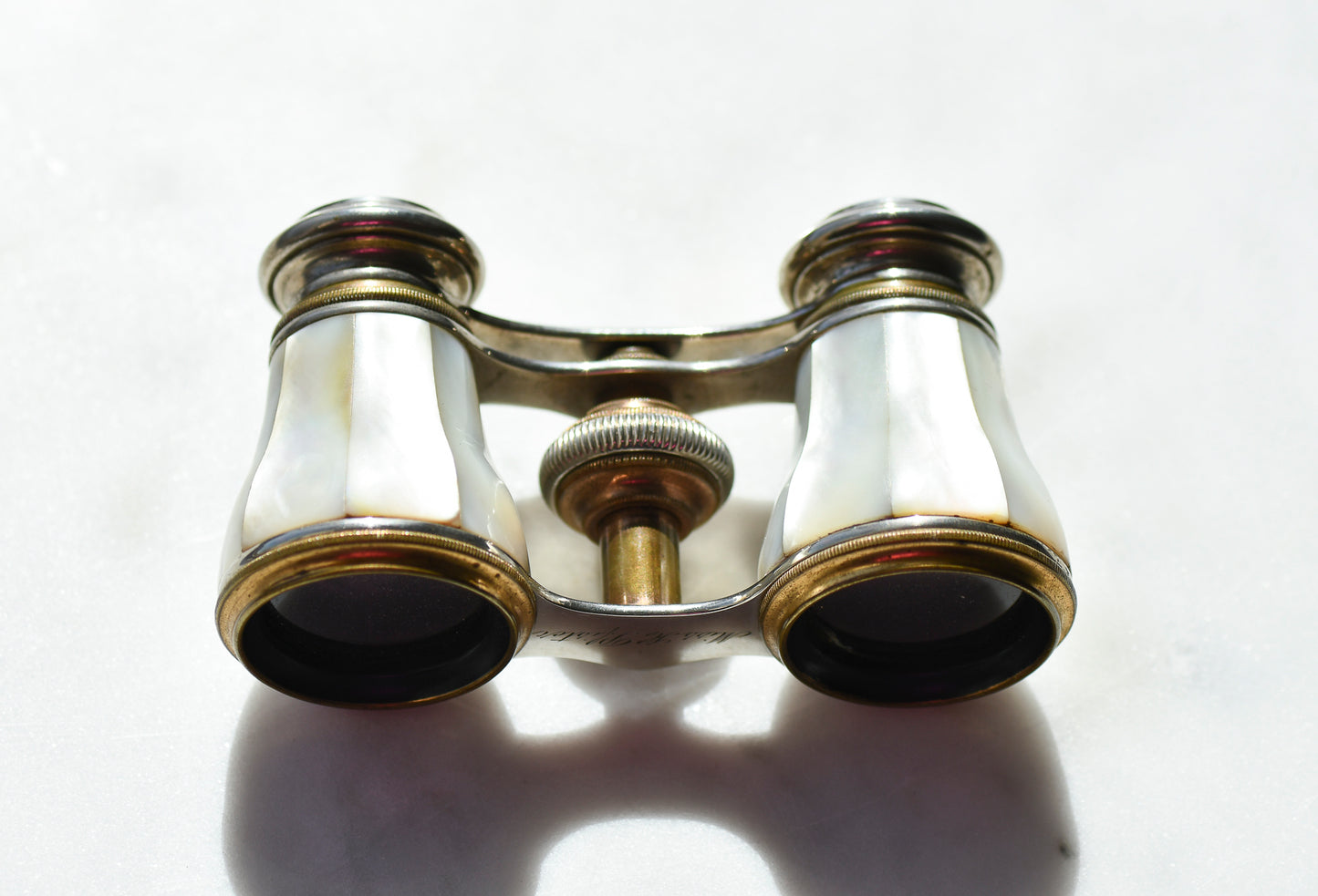 Opera Binoculars with Case, Mother of Pearl, Jumelles Opéra
