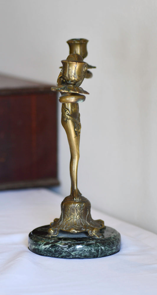Art Nouveau Style Vintage Candleabra