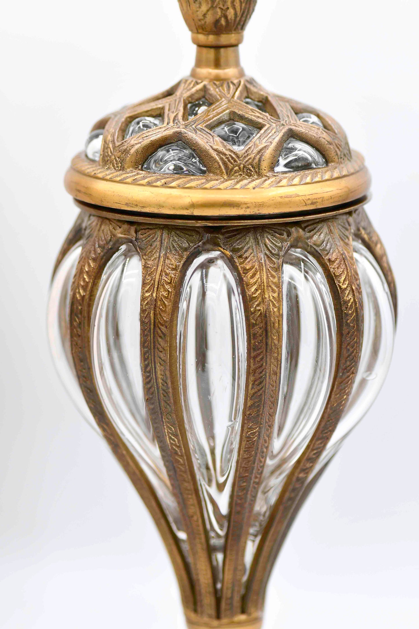 Bubble Glass Apothecary Jar, 11"