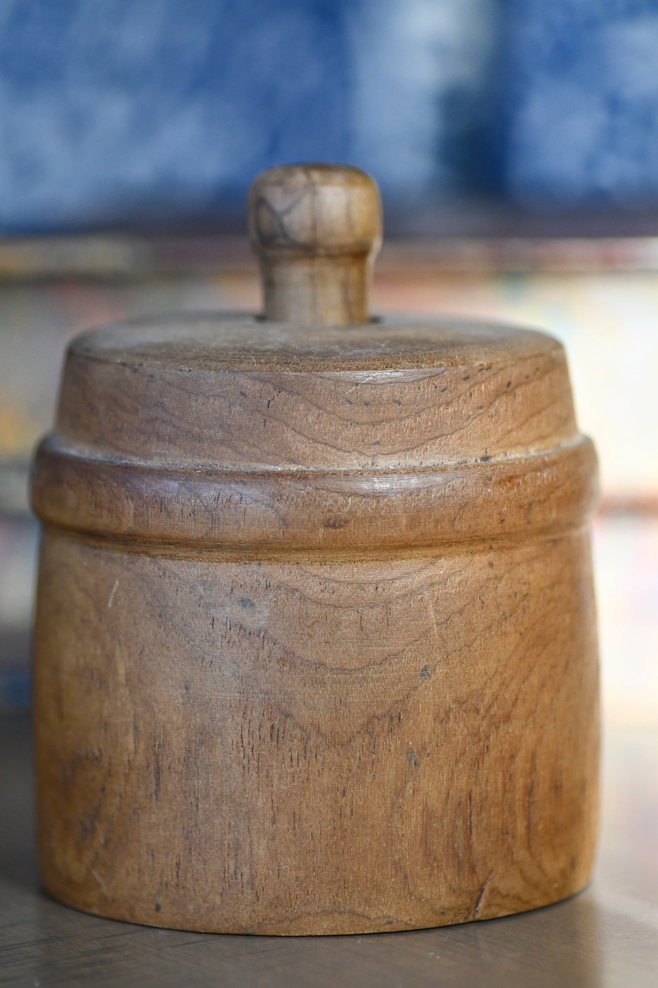 Primitive Butter Print Mold, Kitchen Folk Art