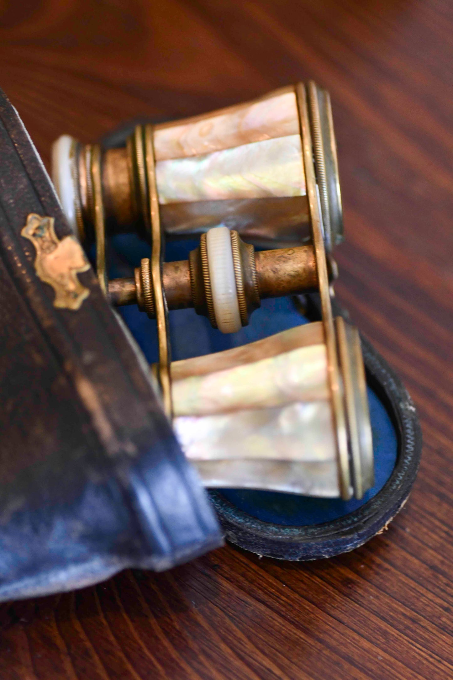 Antique French Opera Binoculars with Case, Sejour Brand