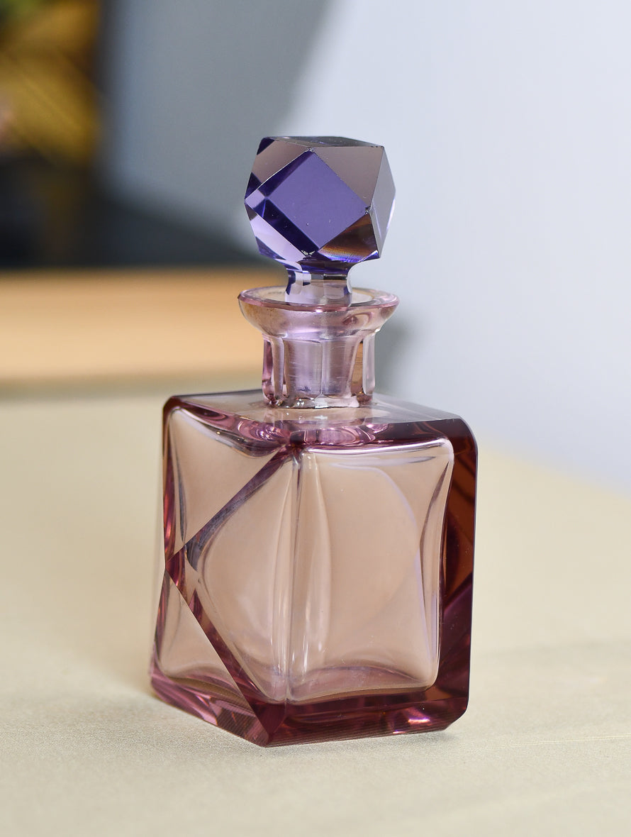 Vintage Perfume Bottle in Purple