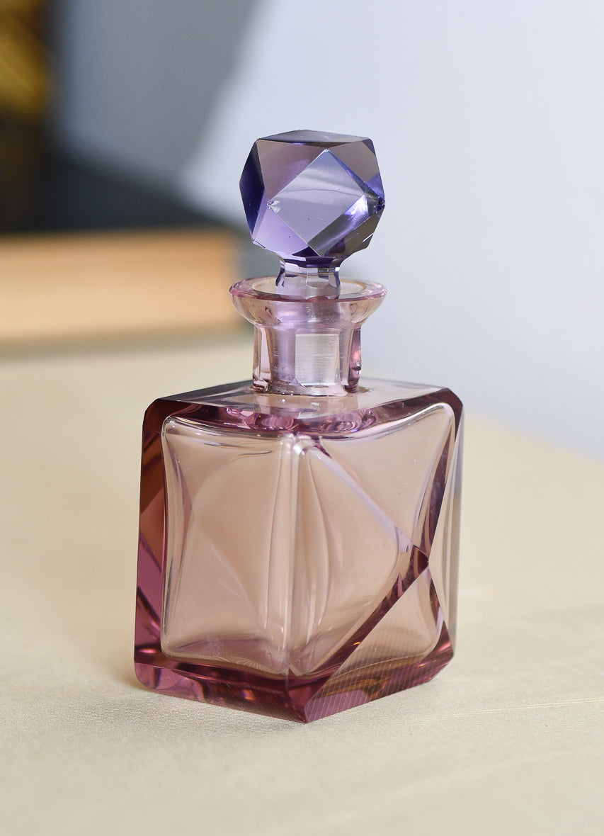 Vintage Perfume Bottle in Purple