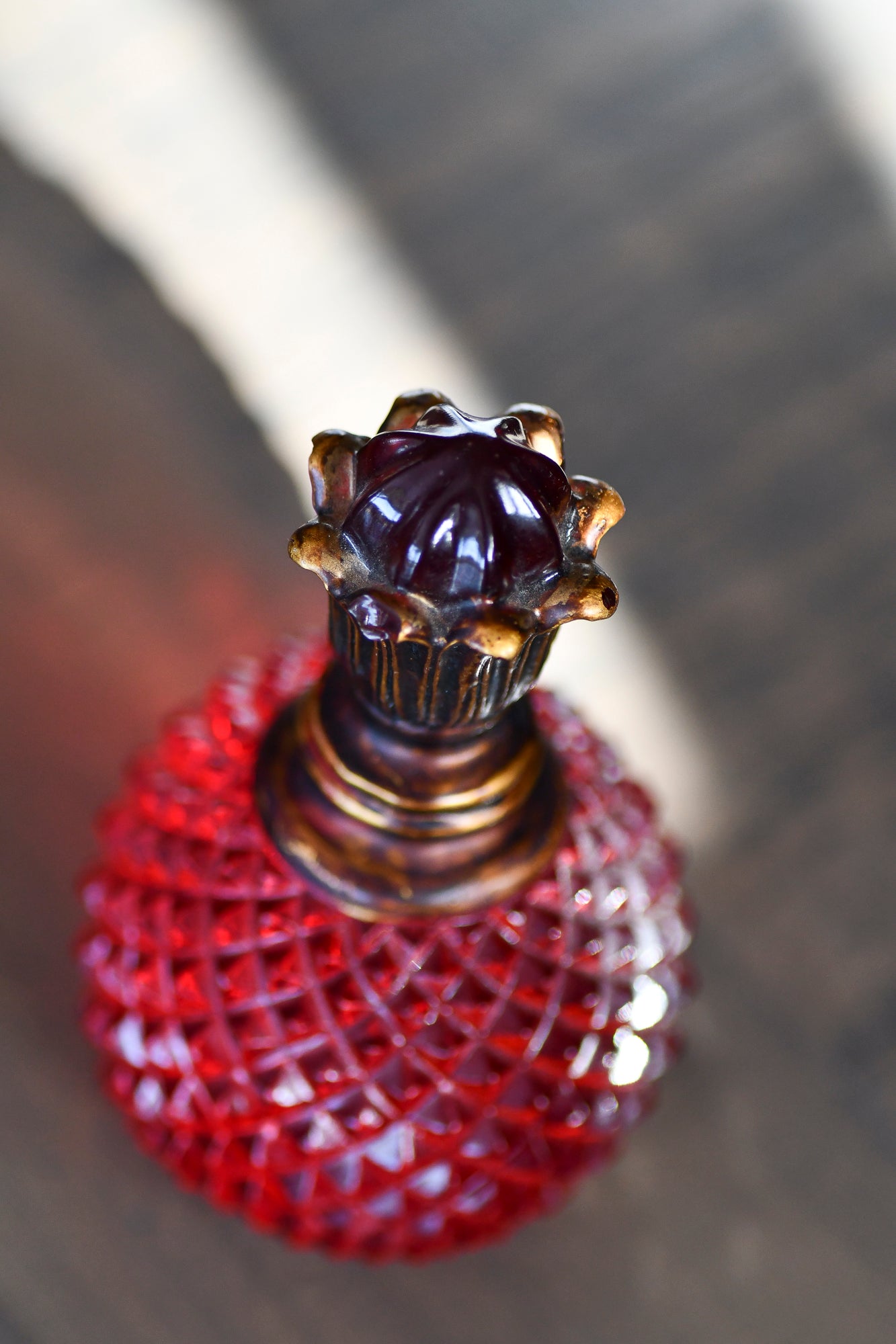 Vintage Perfume Bottle Paper Weight, 5.25"