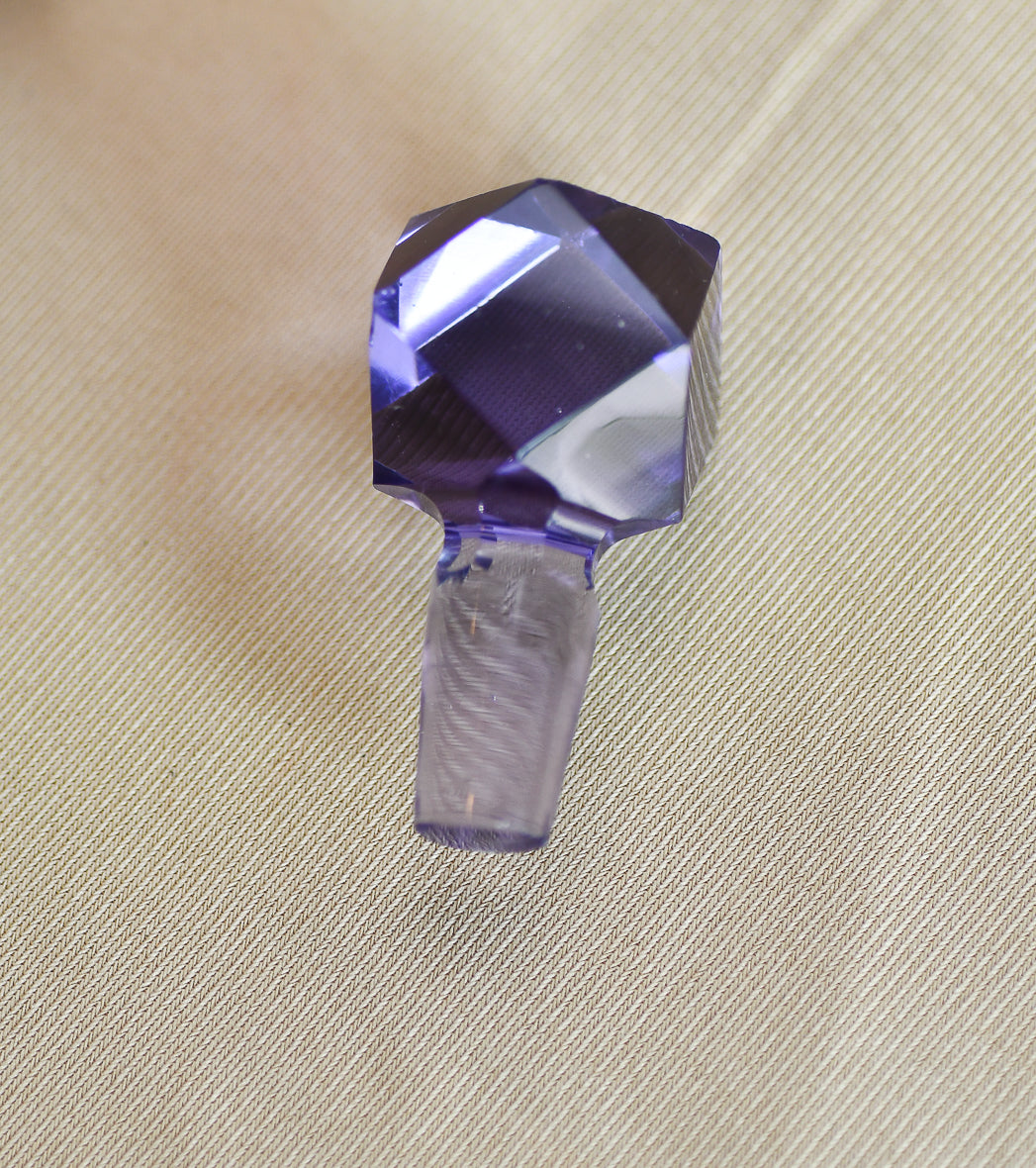 Vintage Perfume Bottle in Purple