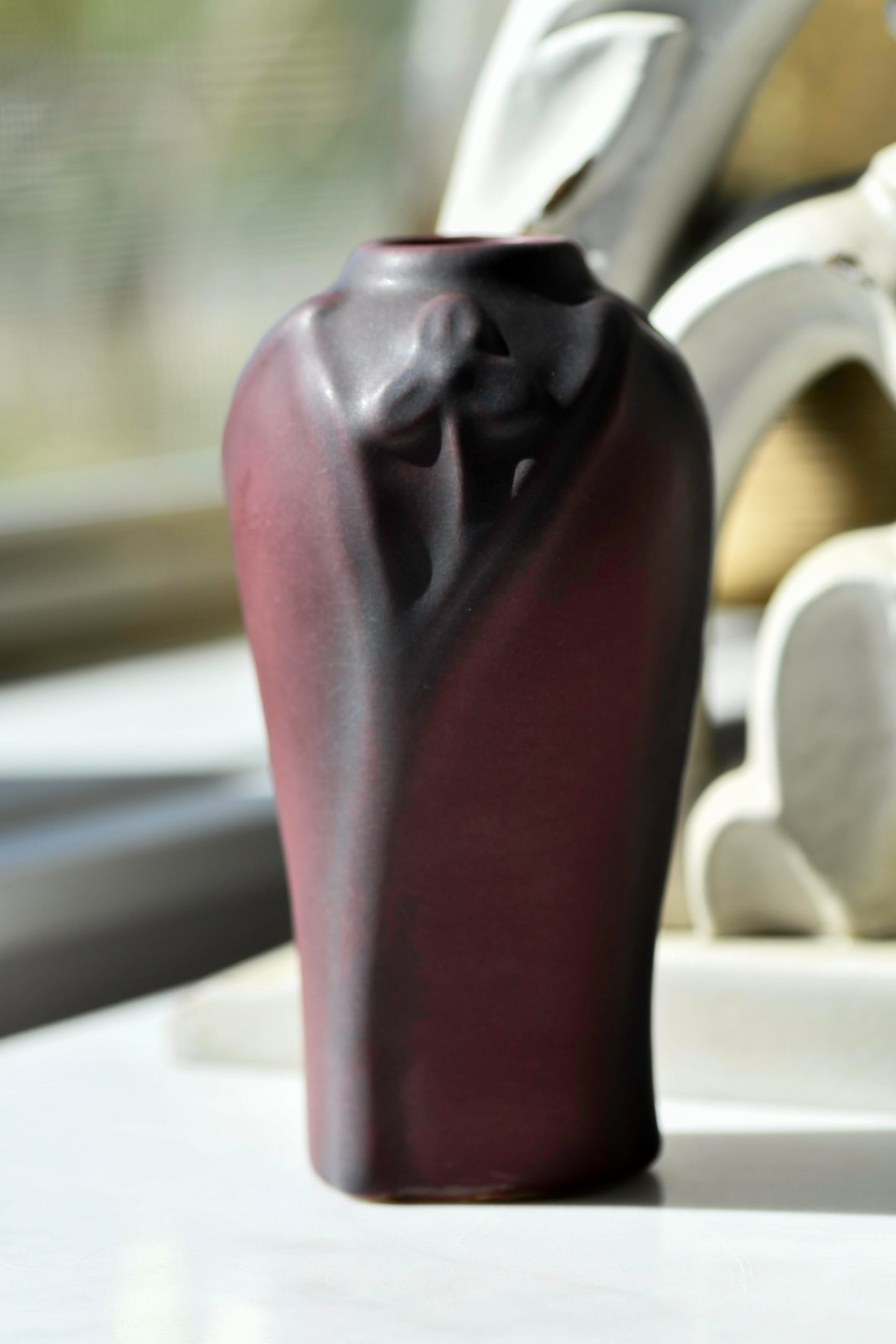 Van Briggle Mulberry Jewel Colored Vase