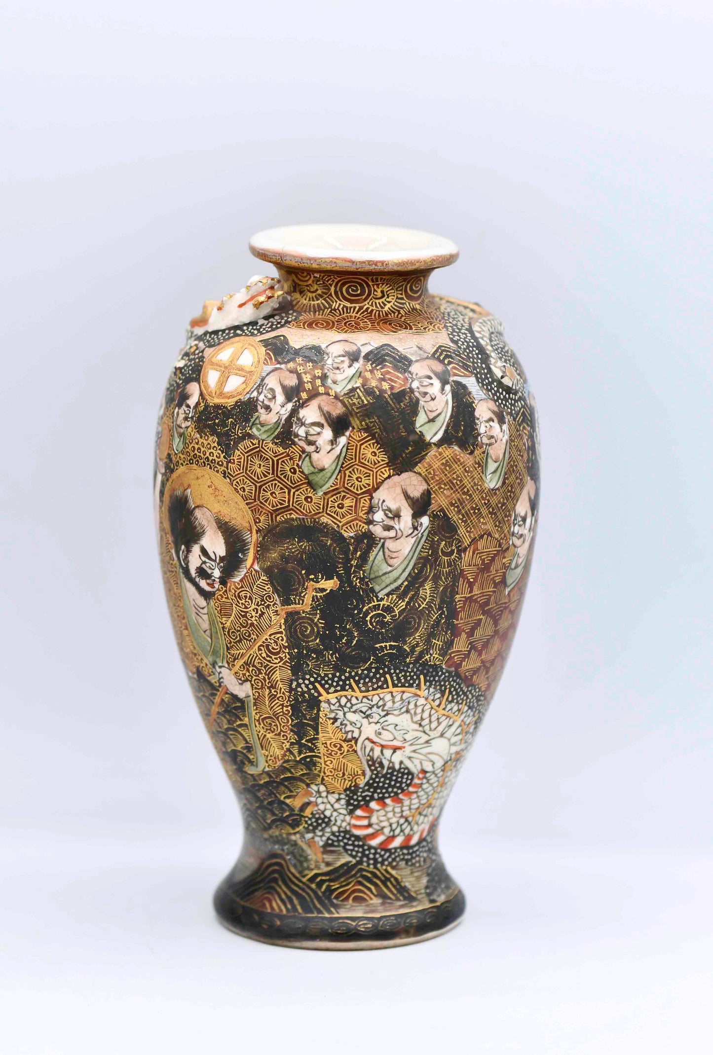 Satsuma Vase, 6", Japan