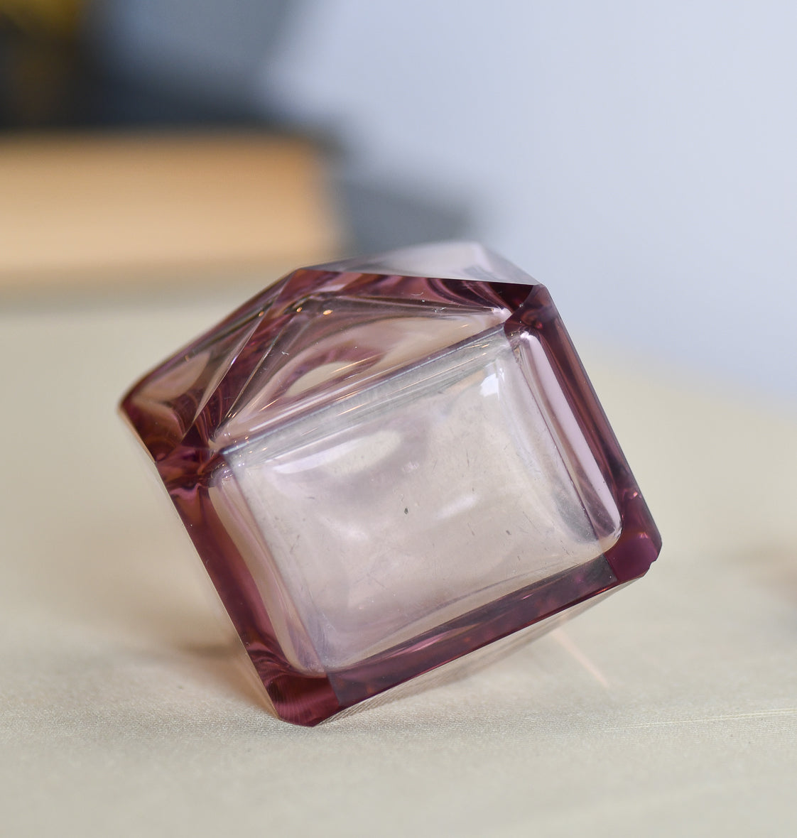Vintage Perfume Bottle in Purple