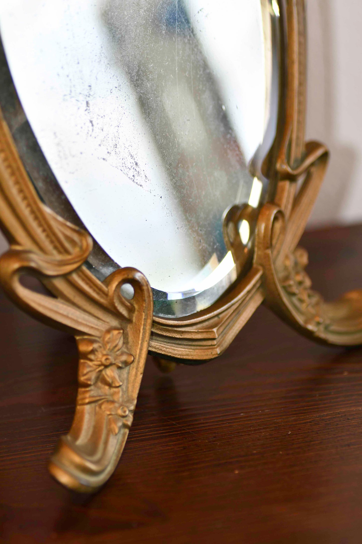 Gold Vintage Vanity Mirror