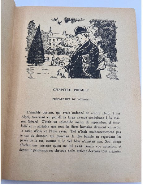 Heidi Grandit by Johanna Spyri, France, Vintage