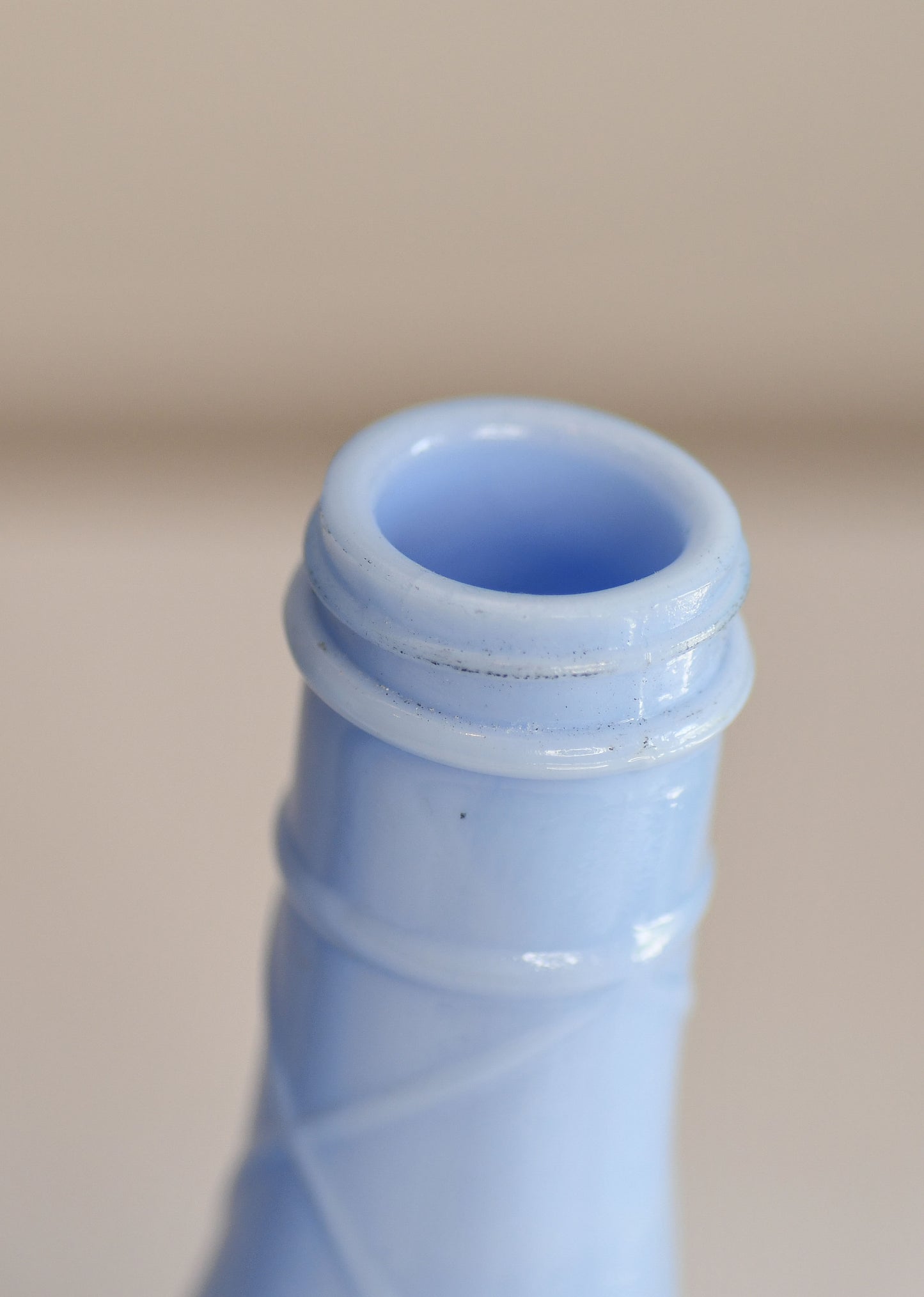 Periwinkle Blue Delfite Glass Salt & Pepper Shakers
