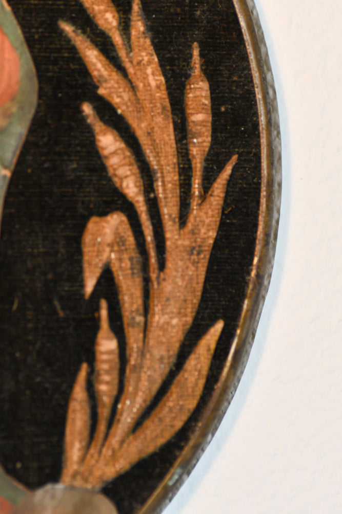 French Christian Wall Plaque, Messiah Artwork