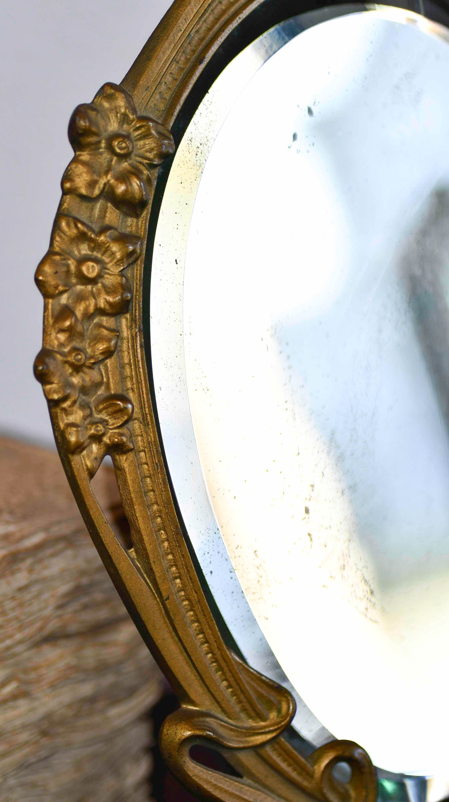 Gold Vintage Vanity Mirror
