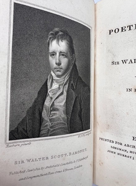 Sir Walter Scott Bookset, 1822
